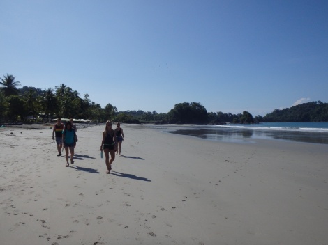 Our last footprints in the Costa Rican sand . . .